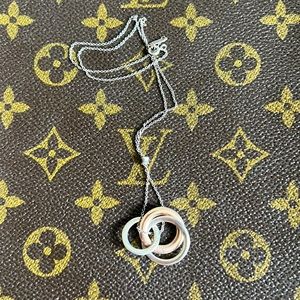 Tiffany interlocking circles necklace